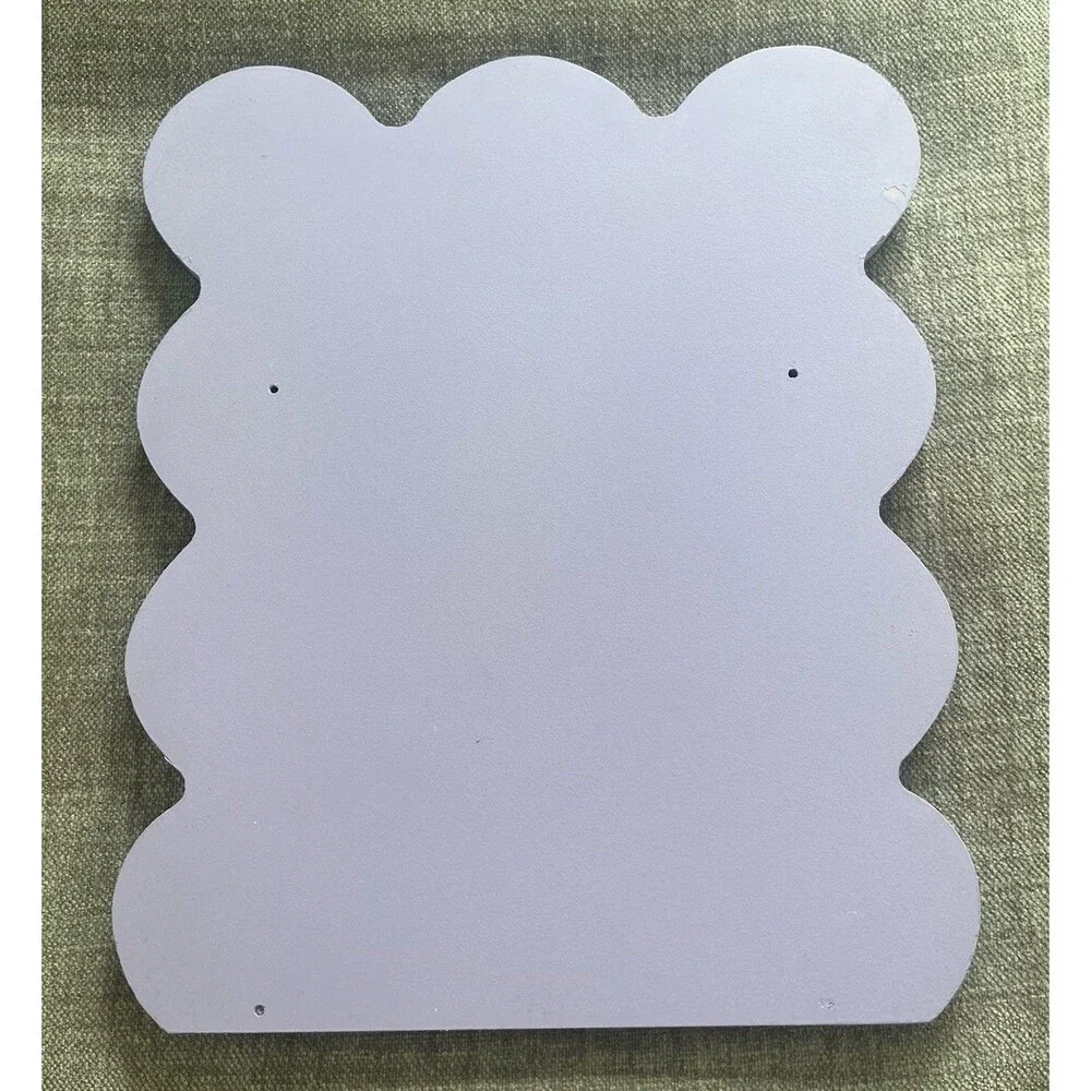 Room 2 Room Cloud Shape Wall Shelf Lavendar 10x5x13 Hanging Hardware Assembly
